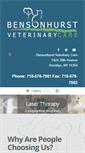 Mobile Screenshot of bensonhurstveterinarycare.com